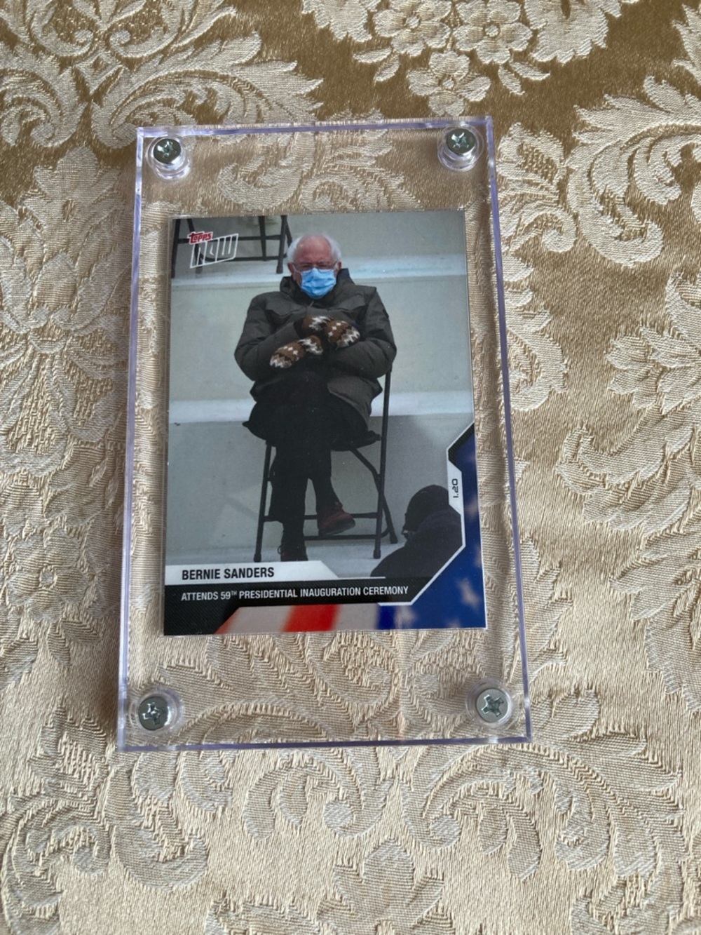 Bernie Sanders Inauguration Topps NOW Trading Card - Picture 2 of 4
